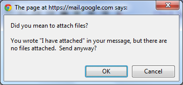 GMail Attachment reminder