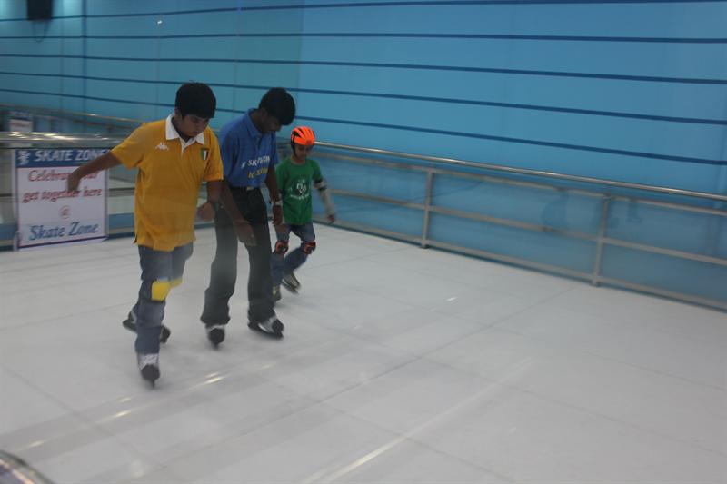 Ice Skating at Bangalore